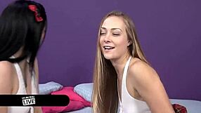 sadie blair blonde babe cums hard riding cock doggystyle