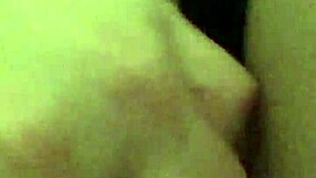 my pierced wet pussy throbs fucking vibrator in crotchless panties to screaming orgasm