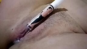 Britt fingers her wet pussy while craving a deep fuck session