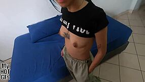 hey this legal 18 year old latina tries fucking on camera first time