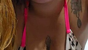 young amateur flashes tiny skirt on street for older guys attention.