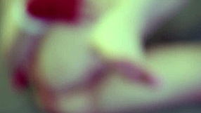 Naughty Christmas Femdom Pegging with Footjob and Ass Licking Ho Ho Ho