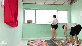 la puta de mi pr m me ayudo con cardio licking fucking her huge chubby ass complete story