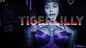 Tiger lilly has perfect fuckable tattooed body!
