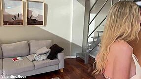 blonde cheating wife calls me to pound her hard sans husband