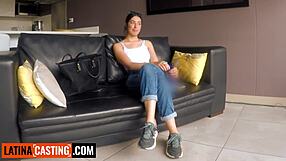 i got this amateur latina brunette in yoga casting rammed rough by bwc producer