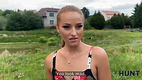 hunt4k. czech girlfriend prefers rough outdoor stranger pounding over fruits at ranch