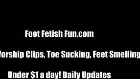 Ready to worship my sexy size ten feet?