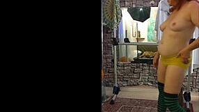 hotwife steffi dresses as witch and sucks cock homemade halloween