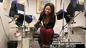 Minnie Rose Gags on Dick Before Cum Blast!