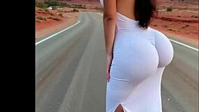 lily hayes poses nude with big teen ass on display