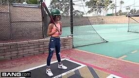 I can't believe how tight Aria Skye’s pussy gets pounded outdoors