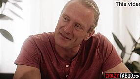 petite small tits brunette teen stepdaughter rides stepdad's monster cock hard