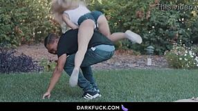 Blonde Cutie Lilly Stretched By Monster Black Cock Pounding