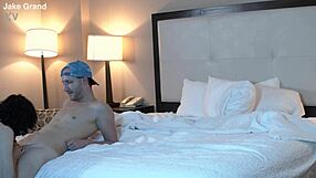 Tattooed Petite Gracie Lou Teases Jake's Massive Cock Deep