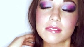 sexy lola foxx gropes her small tits and pussy in hot solo compilation