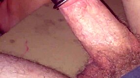Vacuum Sucking Cum Cock Closeup