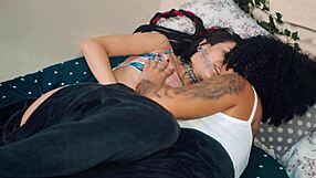 Petite Ebony Princess Reh Gets Wet Rough Pounding After Asking for Warmth