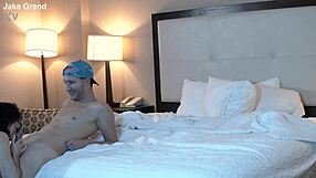 Tattooed Petite Gracie Lou Teases Jake's Massive Cock Deep