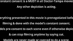 Minnie Rose Gags on Dick Before Cum Blast!