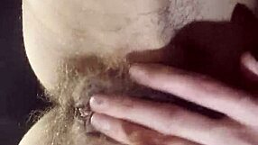 Teacher's hairy pussy drips wet as she orgasms passionately