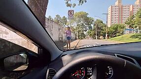 Exposed Cock to Redhead Stranger Outdoors, Begged for Directions in Public Thrill