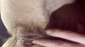 Teacher's hairy pussy drips wet as she orgasms passionately