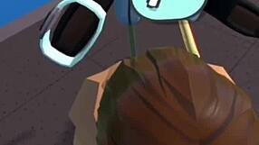 Cute girl hangs out playfully in rec room with her friend