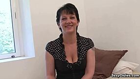 Busty french milf takes hard dick in pussy ass