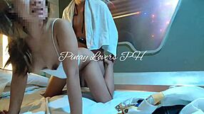 Secret hardcore creampie with 18yo asian stepsister