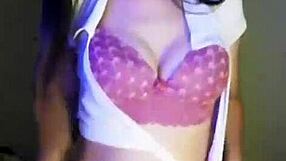 milenax gg la peruanita strips and fingers her wet shaved pussy for intense solo orgasm