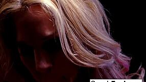 Tattooed Milf Sarah Stuffing Red Toy Pussy