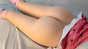 Stepdad Ravages Adorable Stepdaughter Nezuko's Tight Virgin Ass Hard