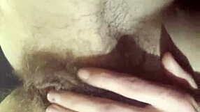 Teacher's hairy pussy drips wet as she orgasms passionately