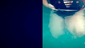 horny white teen slut teases big ass tits in hot tub jacuzzi