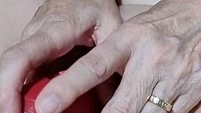 housewife squirts hard with new homemade clit muncher toy