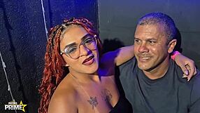 cuckold and hotwife sharing big cocks at gloryhole for max humiliation