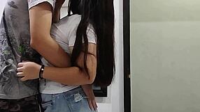 secret fun with curvy latina stepsis almost busted