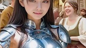 i can't believe my warrior costume got totally ripped apart in bikini shreds!