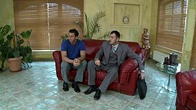 Brunette Milf Threesome Bent Over Doggystyle Anal Assfucking Deepthroat