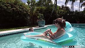 stepmom's big tits bounce wildly as horny stepson pounds her hard!