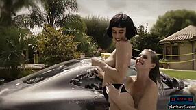 Playboy Babes' Bikini Car Wash Hides Steamy Secrets