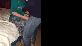 My Wife Gets Horny In Friend's Bedroom For Hot Action