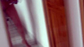 stepmom shaves hairy pussy smooth before beach flashing her curves