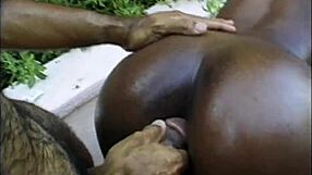 Barefoot Pregnant Ebony Rides Monster Cock