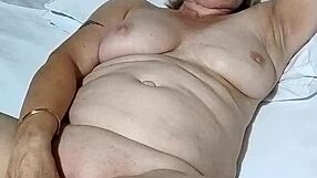 housewife squirts hard with new homemade clit muncher toy