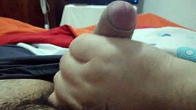 dude that massage turns into a solo cock stroke and massive cumshot