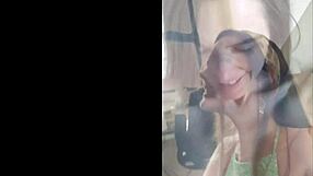 australian charlotte star rides asian cock pov with donut mukbang bj and creampie