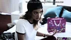 as a horny stepbro i gave lesbian teen stepsis uma jolie a deep sex lesson devirginizing her tight pussy with my cock