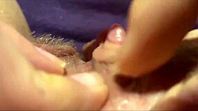 watch this amateur huge clit throb and pulse in closeup homemade orgasm as she rubs her vagina hard